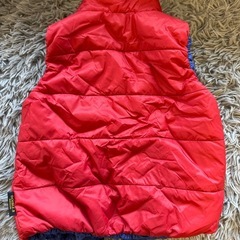 MIKIHOUSEDOUBLEBダウンベスト　男の子　90cm 両面着る　赤　青の画像