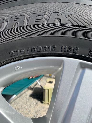 受渡し者決定　
ランクル100 古いスタッドレス 