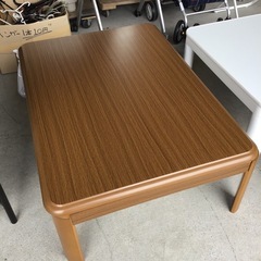 ●販売終了●家具調こたつ　テーブル　座卓　中古品　※天板傷ありの画像