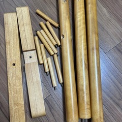 ポールハンガー　洋服掛け　鞄掛けの画像