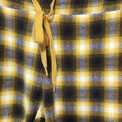 UNIQLO チェック　パンツ　ニット　Lサイズの画像
