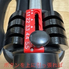 可変式ダンベル　5.5kg　2個の画像