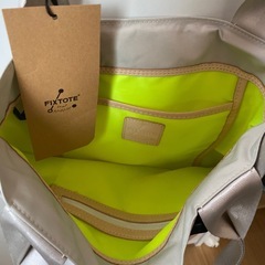 使用しないトートバッグ　牛革　機能性バッグ　シートベルトの画像