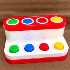 ボーネルンド ピョコピョコ ハンマー お人形 知育玩具 ボタン おもちゃの画像