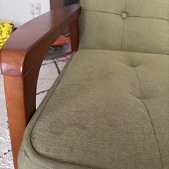 【無料】２人がけソファー(引取り者決定しました。)の画像