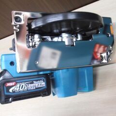 展示未使用 マキタ HS001GRDX 165mm 充電式マルノコ ブルー 40Vmax/2.5Ah 急速充電器 バッテリ×2個 電動工具 makita 苫小牧西店の画像