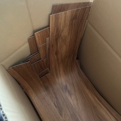 【ご成約済】★中古★置くだけフローリングシート　のり無　木目調　約2×4.5mスペース分の画像