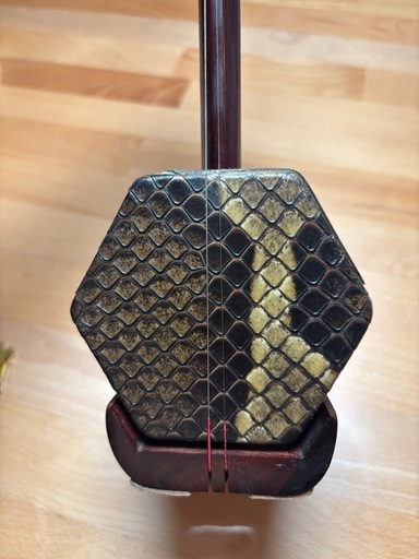 中古　二胡　アフリカ紫檀