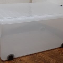 フタ式衣装ケース キャスター付きの画像