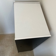②カラーボックスさんだ3段の画像