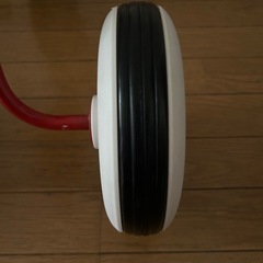 無印　カゴ、舵取り棒付三輪車　　取扱説明書有の画像