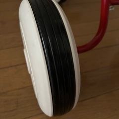 無印　カゴ、舵取り棒付三輪車　　取扱説明書有の画像