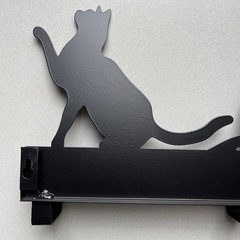 壁掛け衣類ハンガー キャット 猫 4連 上着掛け【used】の画像