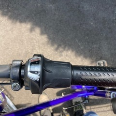 自転車　ブルーの画像