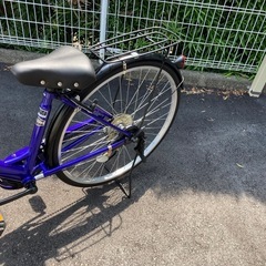 自転車　ブルーの画像