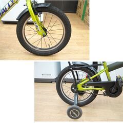 自転車 16インチ 子ども用自転車 補助輪・アシストバー付き カゴ・ベルあり DUALLY! 札幌市 清田区 平岡の画像