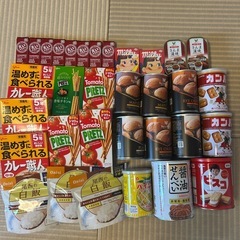 非常食　お菓子　缶詰　　まとめての画像