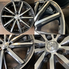 アルミホイール19インチ8.0J 4本／114.3-5H +38／共豊STEINER ／ヴェルファイア A4947
の画像