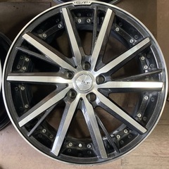 アルミホイール19インチ8.0J 4本／114.3-5H +38／共豊STEINER ／ヴェルファイア A4947
の画像