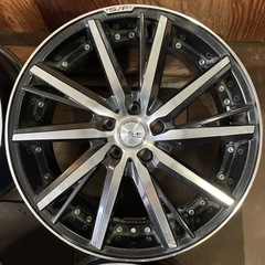 アルミホイール19インチ8.0J 4本／114.3-5H +38／共豊STEINER ／ヴェルファイア A4947
の画像