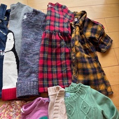 18枚 95　100サイズ 秋冬服 子供服 セット 女の子の画像