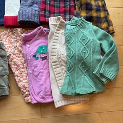18枚 95　100サイズ 秋冬服 子供服 セット 女の子の画像