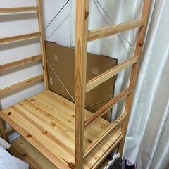 無印良品の現行品です。 ハンガーラック 棚 の画像