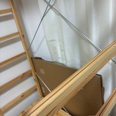 無印良品の現行品です。 ハンガーラック 棚 の画像