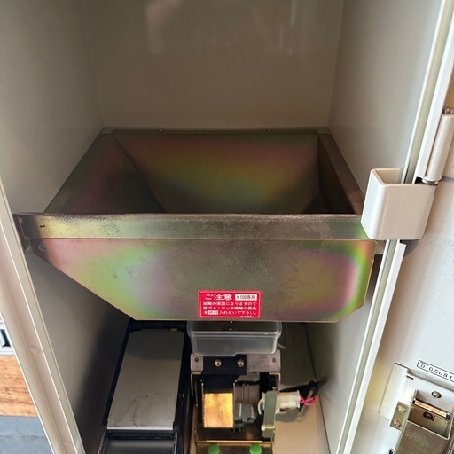 【作動品】ボステックGSC-013両替機中古品、新紙幣及び新硬貨非対応品、動作良好、低額紙幣千円札、500円→100円