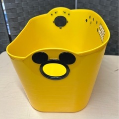 やわらかバケツ 黄色 ミッキーマウスの画像