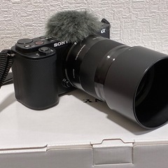 美品 ５年保証Sony ZV-E10 ダブルズームキット 50mm単焦点レンズ付の画像
