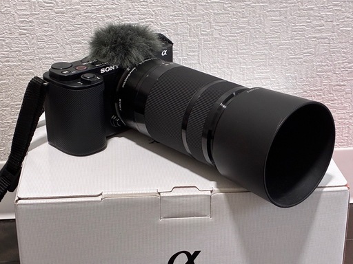 美品 ５年保証Sony ZV-E10 ダブルズームキット 50mm単焦点レンズ付
