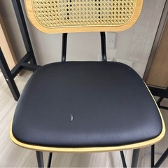 カウンターテーブル　椅子2脚セットの画像