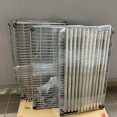 スチール　ワイヤーラック６段　182x60x36  の画像