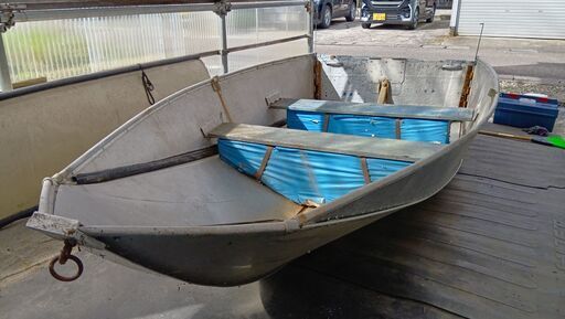 免許不要 昭和 折りたたみ アルミボート ジャンク品引き取り限定！