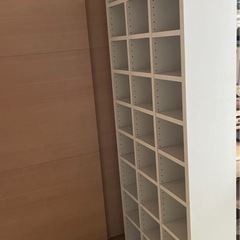本棚　白　収納棚　差し上げますの画像