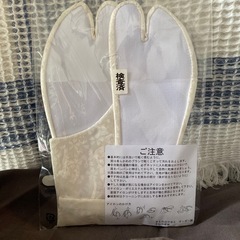 足袋　桜柄　未開封未使用　22.5センチの画像