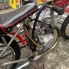 オートレース用　バイク　公道走行不可　オブジェ　エンジンはかかりましたが現状　の画像