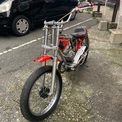 オートレース用　バイク　公道走行不可　オブジェ　エンジンはかかりましたが現状　の画像
