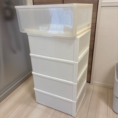 無料　無印良品
 fit 衣装ケース 4個セット の画像