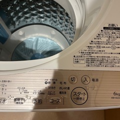 TOSHIBA洗濯機　6kgの画像