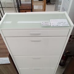 ★リユースのサカイ日立店★HJ8063  シューズBOX ホワイト H120×D24×W63 クリーニング済み の画像