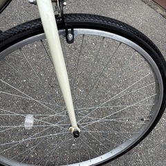 　ホワイト　クロスバイクの画像
