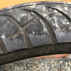 来週処分します　バイクタイヤ　110/70-17 54H 140/70-17の画像