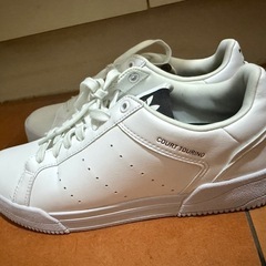 【ほぼ新品】adidas スニーカー白の画像