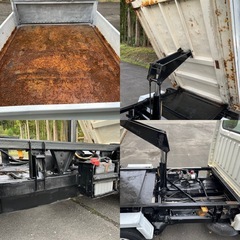 車検付き！サンバー！強化ダンプ！エアコン！パワステ！4WD！5速！エクストラロー付！即戦力！軽トラ！早い者勝ち！の画像