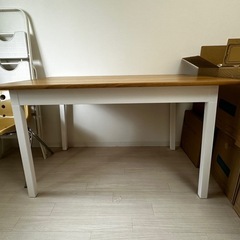 120cm幅ダイニングテーブル　IKEAの画像