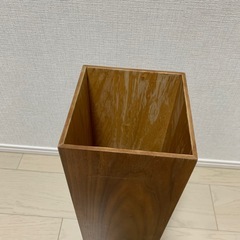 ニトリ　傘立て　ウォールナット　ブラウンの画像