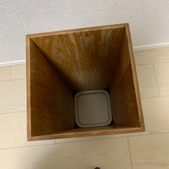 ニトリ　傘立て　ウォールナット　ブラウンの画像