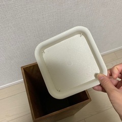ニトリ　傘立て　ウォールナット　ブラウンの画像
